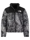 The North Face Mens 1996 Retro Nuptse High-neck Shell-down Jacket Black