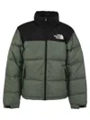 The North Face Black 1996 Retro Nuptse Down Jacket In Green/black