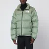 The North Face Retro Nuptse 1996 Bark Mist Down Jacket In Green