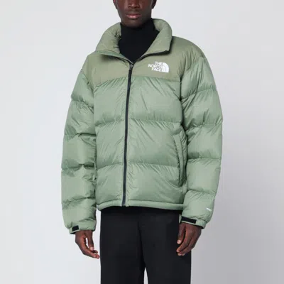 The North Face Retro Nuptse 1996 Bark Mist Down Jacket In Gray
