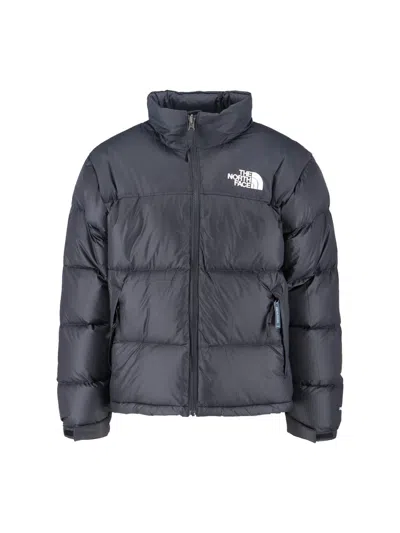 The North Face Retro Nuptse 1996 Black Hooded Quilted Down Jacket