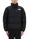 The North Face Retro 1996 Nuptse High Collar Jacket In Black