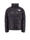 The North Face Retro Nuptse 1996 Recycled Material Jacket In Black