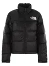The North Face Retro Nuptse 1996 Short Down Jacket In Black