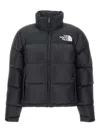 The North Face Ripstop Nylon Nuptse Cropped Down Jacket In Black