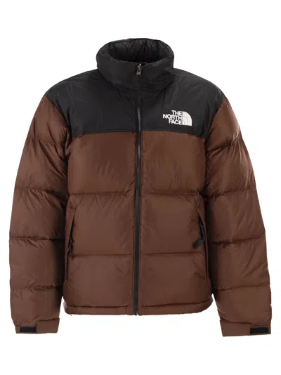 The North Face Retro Nuptse 1996 Short Down Jacket In Brown
