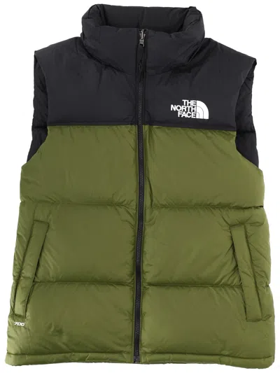 The North Face 1996 Retro Nuptse Water Resistant Down Puffer Vest In Green