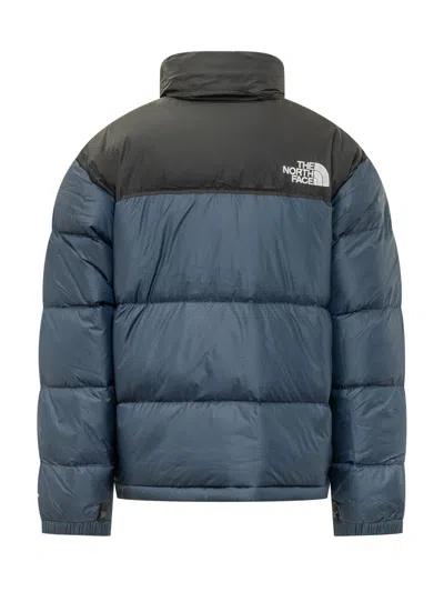 The North Face Retro Nuptse Down Puffer Jacket In Summit Navy/tnf Black