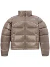 The North Face Brown 2000 Retro Nuptse Down Jacket In Brown