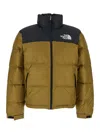 The North Face Greendown Jacket With High Neck And Logo On Front And Back In Tech Fabric Man In Green