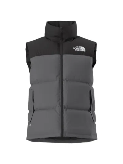 The North Face Retro Nuptse Vest In Gray