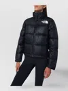 The North Face Retro Puffer High Collar Elastic Cuffs In Black