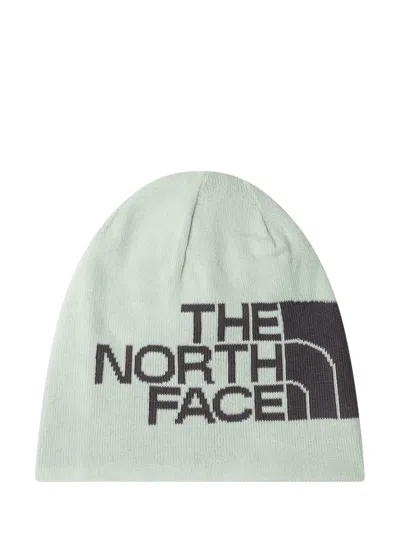 The North Face Reversible Beanie In Stone Slab/cumulus Cloud