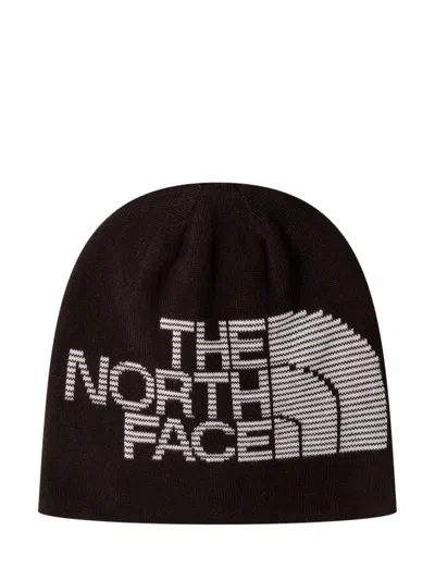 The North Face Reversible Beanie In Tnfb Tnfw