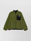 The North Face Reversible Fleece Jacket Wind Protection In Green