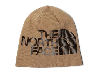 The North Face Reversible Highline Beanie Beanies Utility Brown/tnf Black: One Size