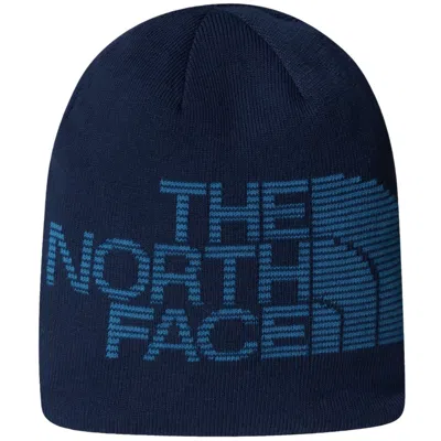 The North Face Reversible Highline Beanie Navy In Blue