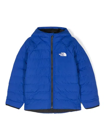 The North Face Reversible Hooded Jacket In Blue