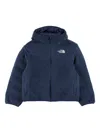 The North Face Reversible Hooded Jacket In Blue