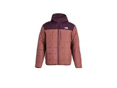 The North Face Reversible Shasta Full Zip Hooded Jacket (little Kid/big Kid) Boy's Coat Copper Silt/deep Burgundy:  In Red