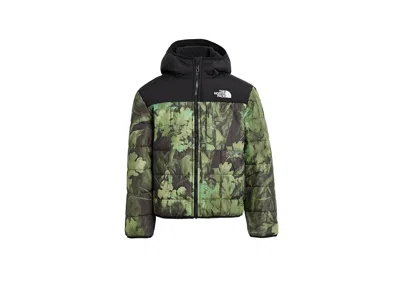 The North Face Kids' Boys' 8-20 Reversible Long-sleeve Full-zip Hooded Jacket In Green