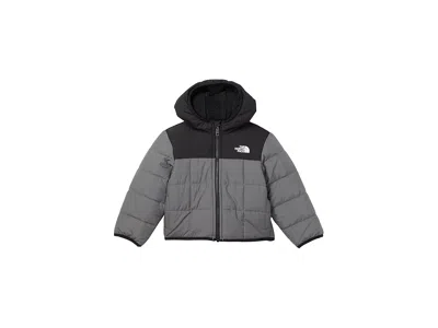 The North Face Reversible Shasta Full Zip Hooded Jacket (toddler) Kid's Coat Smoked Pearl : 4t Toddler, Fleece/poly In Gray