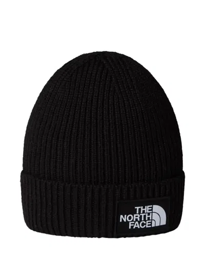 The North Face Kids' Ribbed Beanie Hat In Black