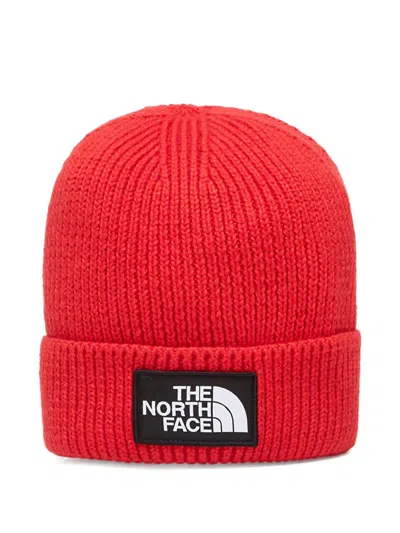 The North Face Ribbed-knit Beanie In Red