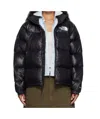 The North Face Right-collar Down Jacket In Black