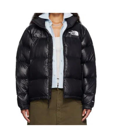 The North Face Right-collar Down Jacket In Black
