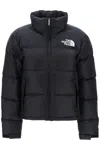 THE NORTH FACE RIPSTOP NYLON NUPTSE CROPPED DOWN JACKET