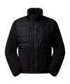 The North Face Mens Black Rmst Denali Tek High-neck Fleece-down Jacket Xl In Black