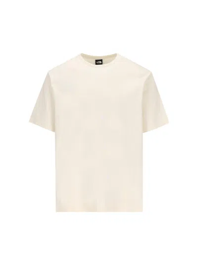 The North Face Rmst Logo Relaxed T-shirt In White Dune
