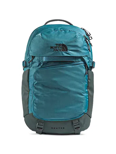 The North Face Router Zipped Backpack In Blue