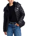 The North Face Metropolis Water Repellent 600 Fill Power Down Hooded Jacket In Tnf Black