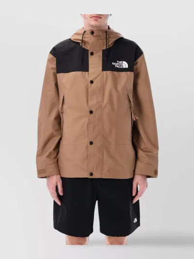 The North Face Rule Hooded Jacket With Side Pockets In Brown