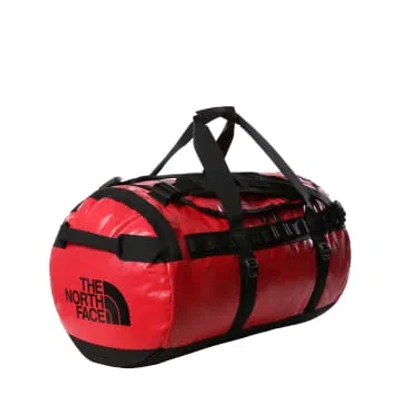 The North Face Sac Duffel Base Camp Rouge M In Gray