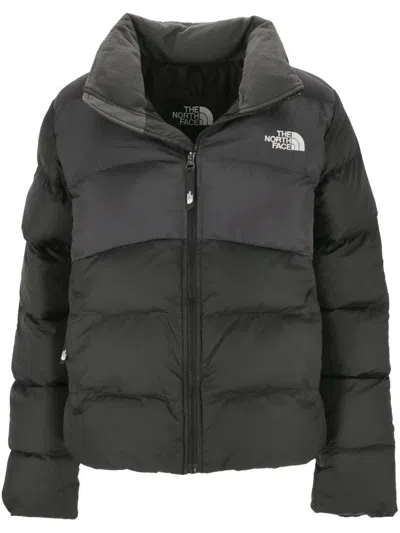 The North Face Saikuru Zipped Puffer Jacket In Black