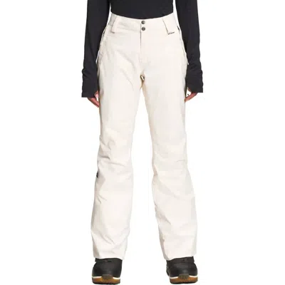 The North Face Sally Insulated Snow Pants In Gardenia White