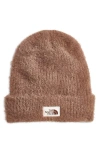 The North Face Salty Bae Knit Beanie In Smokey Brown