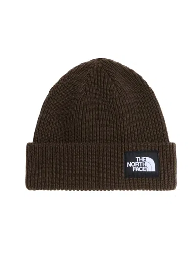 The North Face Salty Lined Beanie Dark Chestnut In Brown