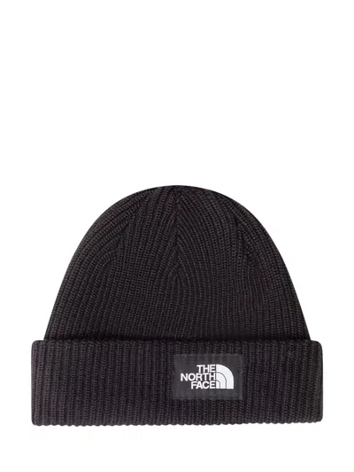 The North Face Salty Lined Beanie In Tnf Black