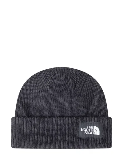 The North Face Salty Lined Beanie In Tnf Black