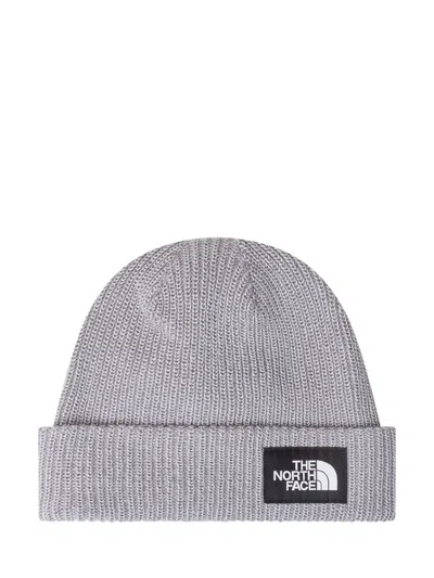 The North Face Salty Lined Beanie In Tnf Light Grey Heather