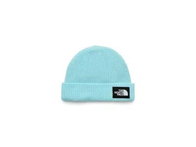 The North Face Salty Lined Beanie Traditional Hats Glacier, Polyester In Blue