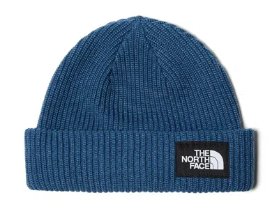 The North Face Salty Lined Beanie Traditional Hats Shady Blue, Polyester