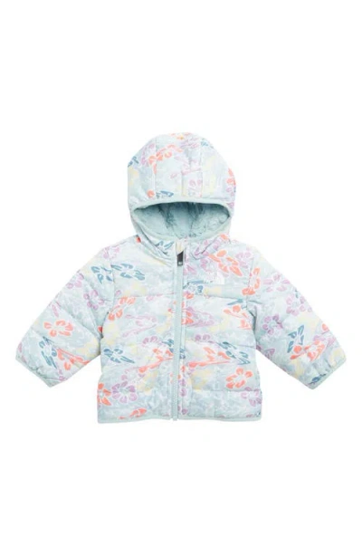 The North Face Babies'  Shasta Water Repellent Reversible Hooded Jacket In Muted Pine Folk Floral Tossed