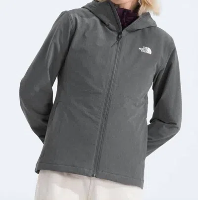The North Face Shelbe Raschel Hoodie In Smoked Pearl In Gray
