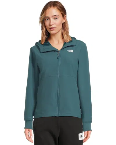 The North Face Shelbe Raschel Jackets Women'smidnight Full Zip Hooded Asm286 In Blue