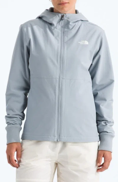 The North Face Shelbe Raschel Water Resistant Hooded Jacket In Blue